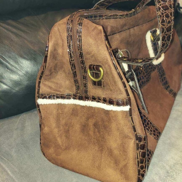 NWOT BATH & BODYWORKS XL BROWN OVERNIGHT BAG - Picture 16 of 16